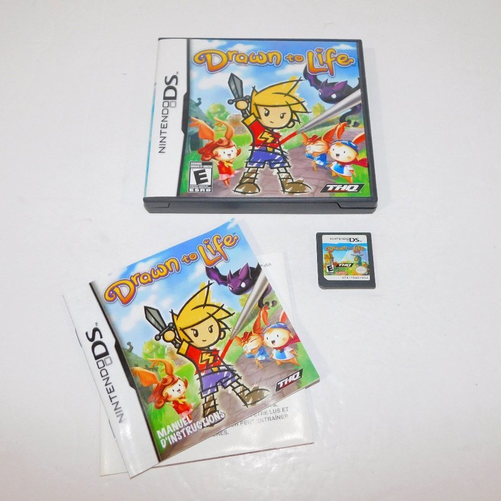Drawn to Life THQ Nintendo DS Complete Game w Case & Instructions